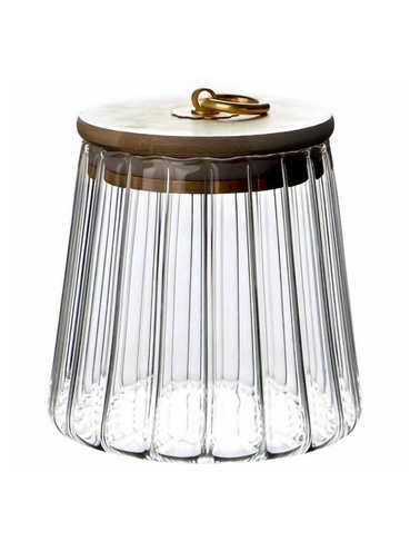 بانکه شیشه ای در بامبو مدل خمره ای