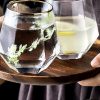 لیوان بلوری طرح الماس