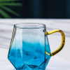 پارچ و لیوان چند ضلعی دسته رنگی