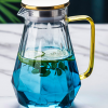 پارچ و لیوان چند ضلعی دسته رنگی