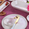 سرویس صبحانه خوری شش نفره طرح آبرنگی برند آجار