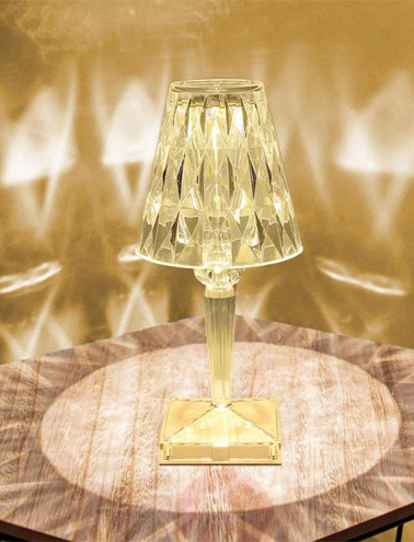 چراغ رومیزی اکریلیک طرح الماس