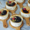 کاسه شیشه ای ACAR با سینی بامبو