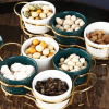 مزه خوری سرامیک با استند طلایی