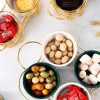 مزه خوری سرامیک با استند طلایی