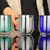 ماگ دوجداره شیشه رنگی perotti