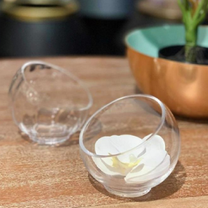 دسر خوری کریستال ALEGRA GLASS طرح اوپتیک