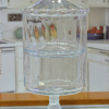کندی دو طبقه پایه دار برند ALEGRE GLASS