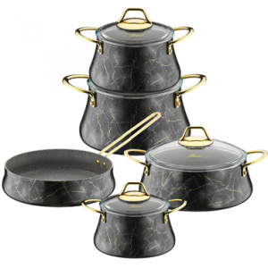 سرویس قابلمه 9 پارچه بریونی طرح ماربل MARBLE Brioni
