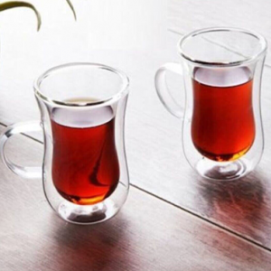 فنجان کمر باریک پیرکس دوجداره perotti