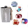 باکس لباس برزنتی دسته فلزی laundry