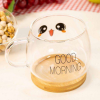 فنجان پیرکس مدل Good Morning استیکردار ارو