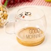 فنجان پیرکس مدل Good Morning استیکردار ارو