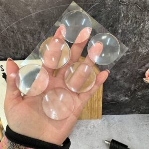 ضربه‌گیر سیلیکونی گرد برای دستگیره درب اتاق