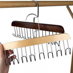 آویز هشت شاخه چوبی